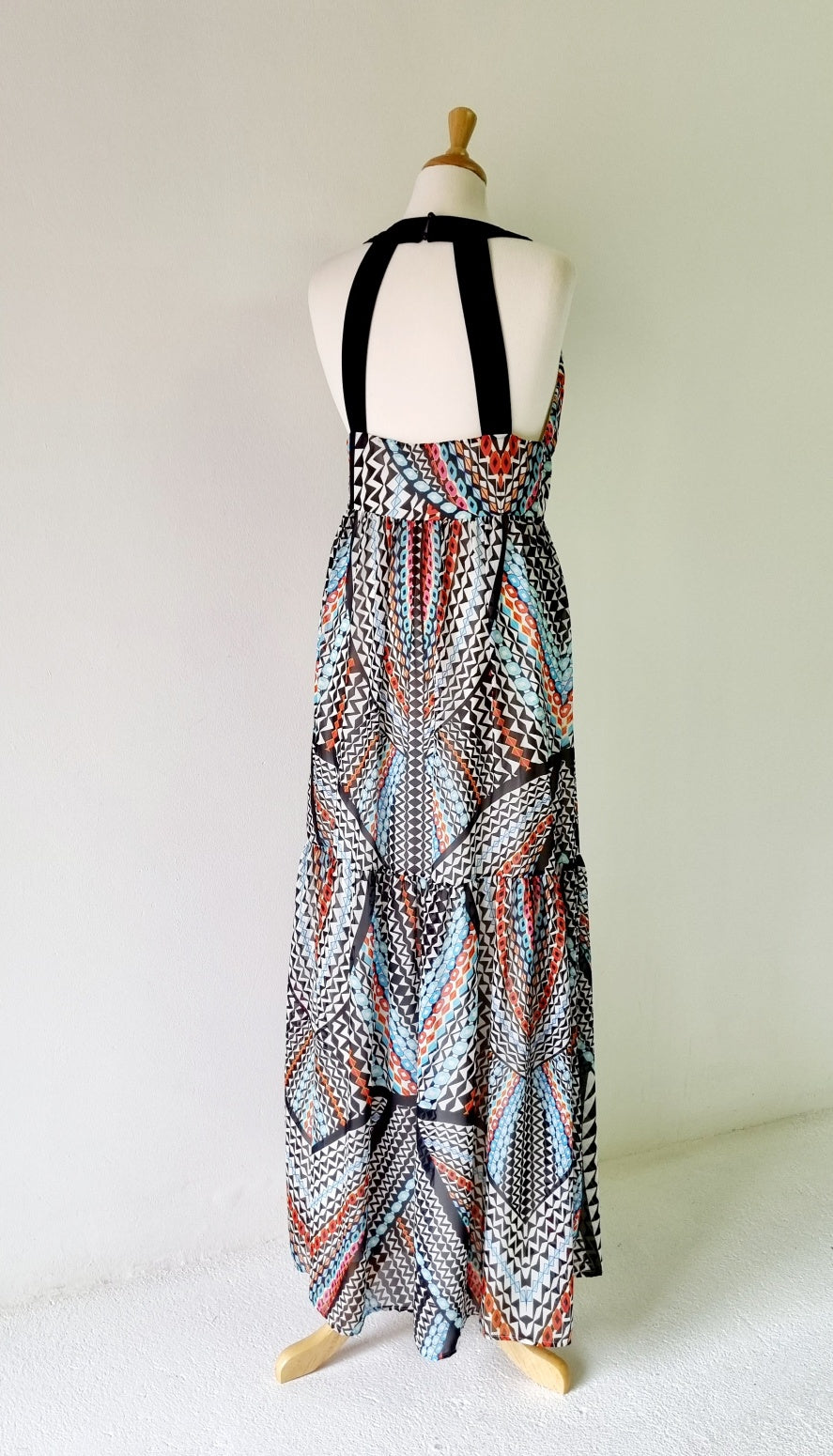 Ice Cube - Imported Lined Maxi Dress With Eye Catching Print