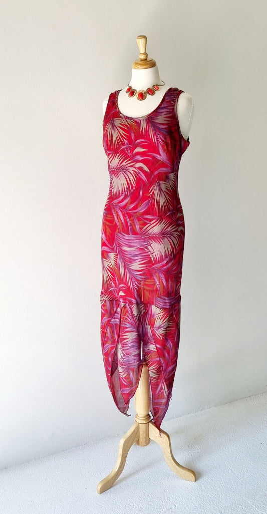 Kelso - Red Maxi Summer Dress