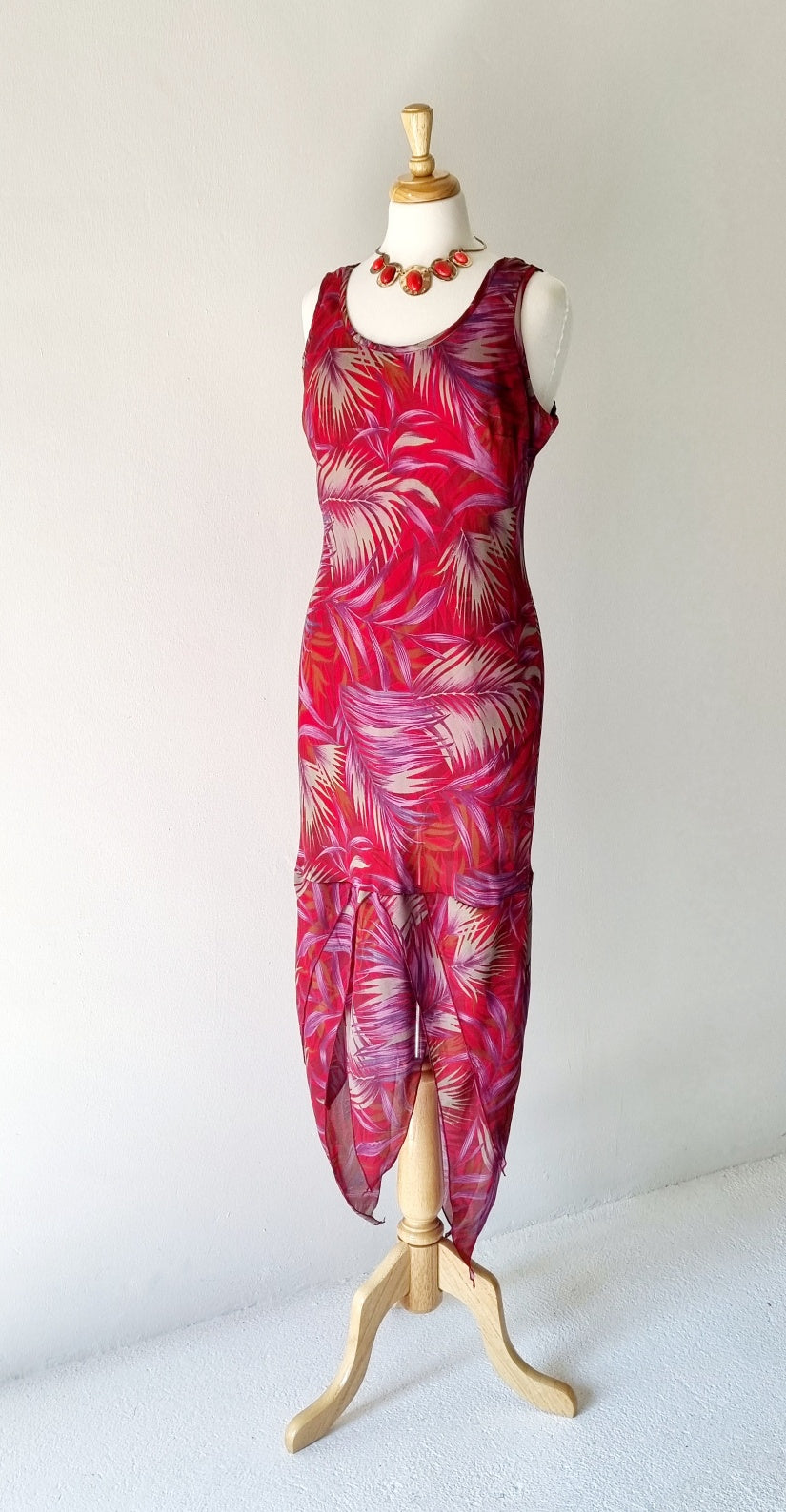 Kelso - Red Maxi Summer Dress