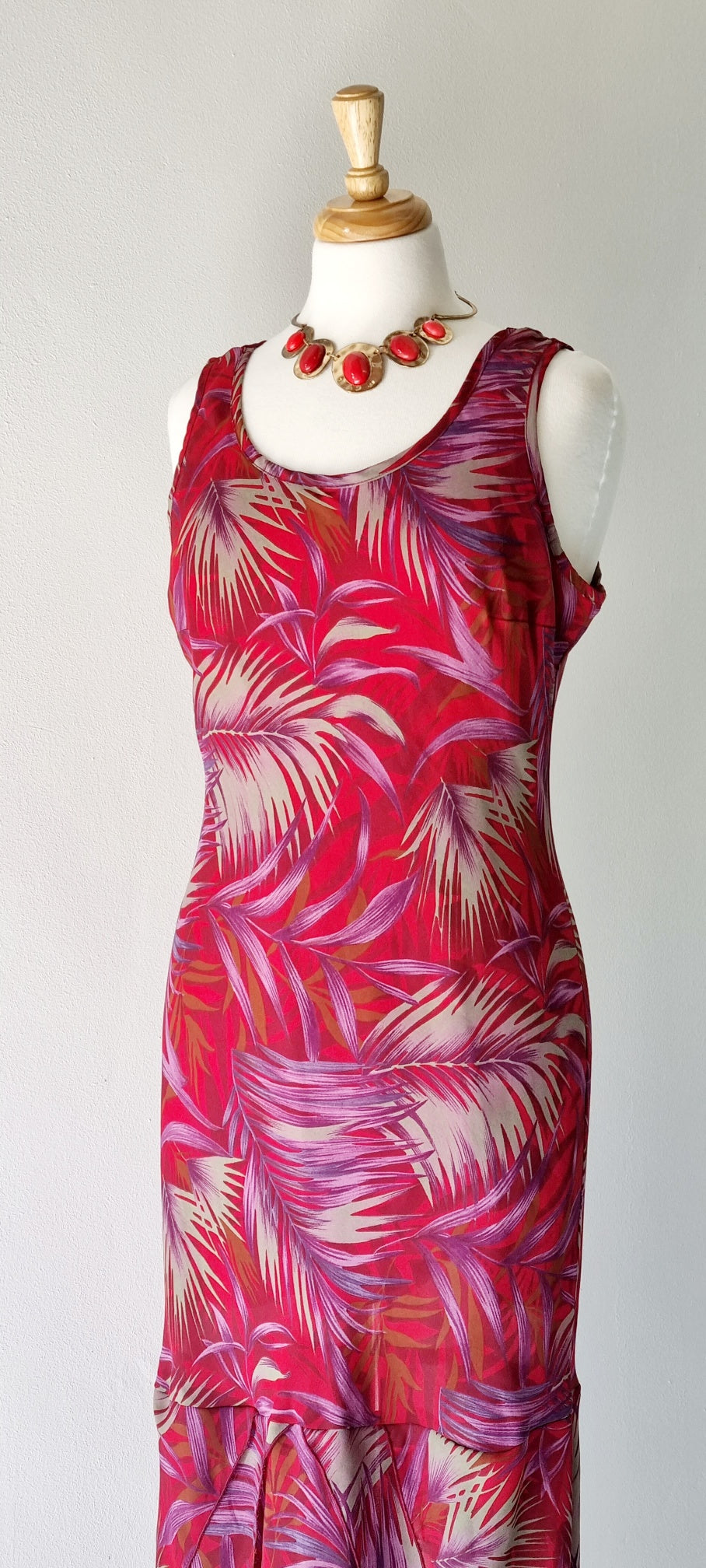 Kelso - Red Maxi Summer Dress