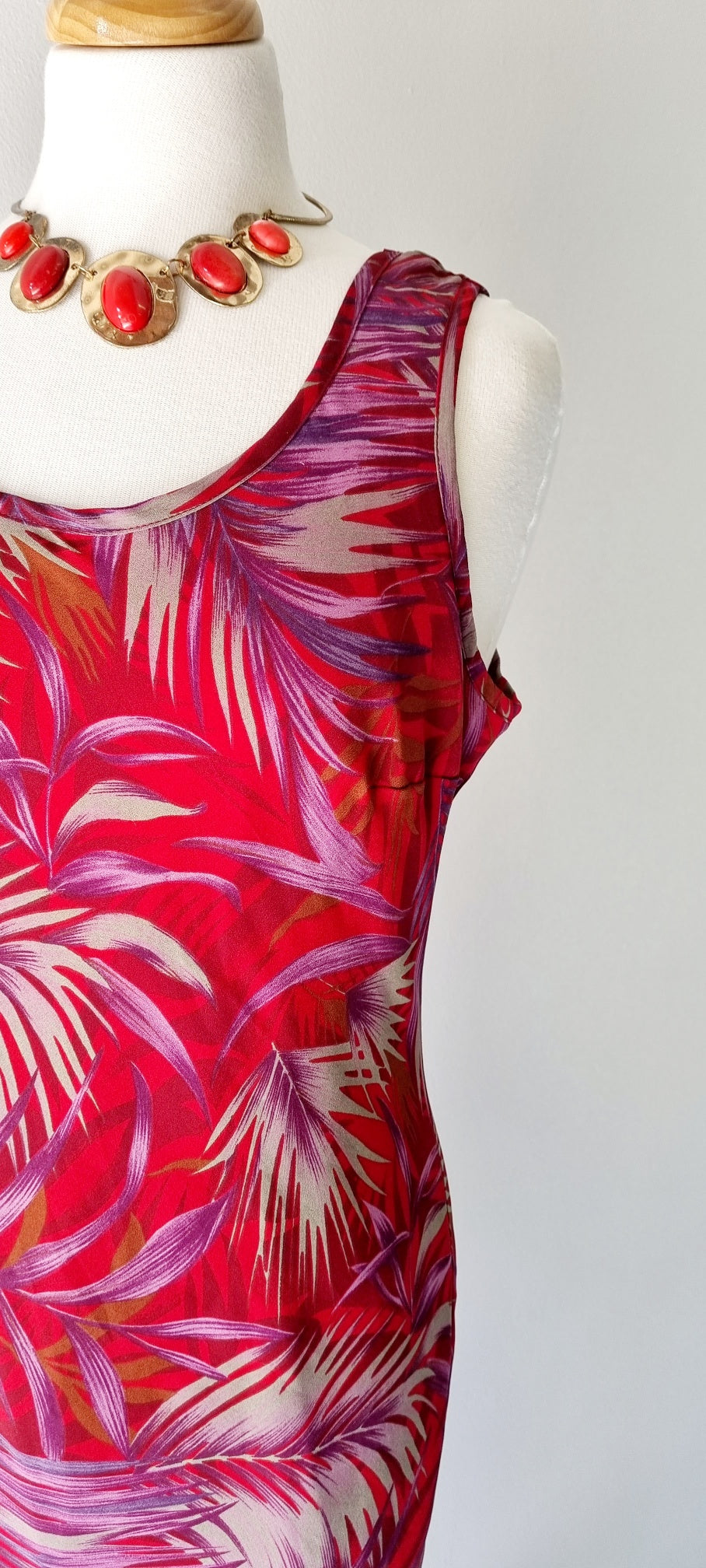 Kelso - Red Maxi Summer Dress