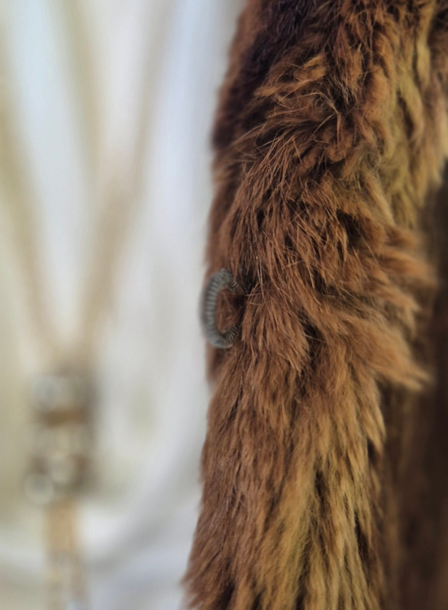 Graham 10Y Furrier Brown Mink Fur Stole