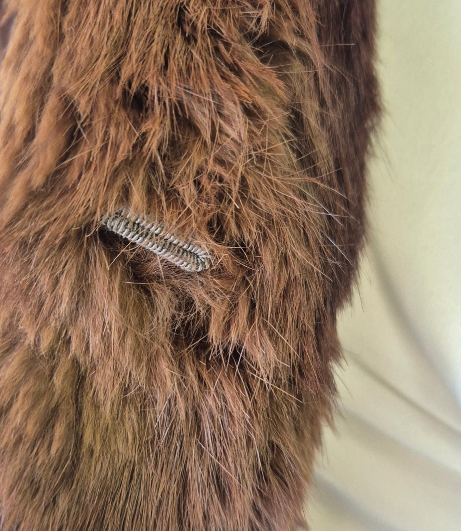 Graham 10Y Furrier Brown Mink Fur Stole