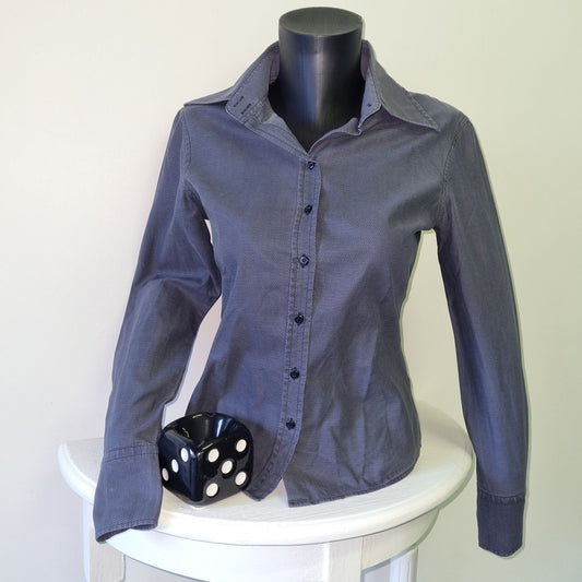 Hawes & Curtis London - Grey long sleeve shirt