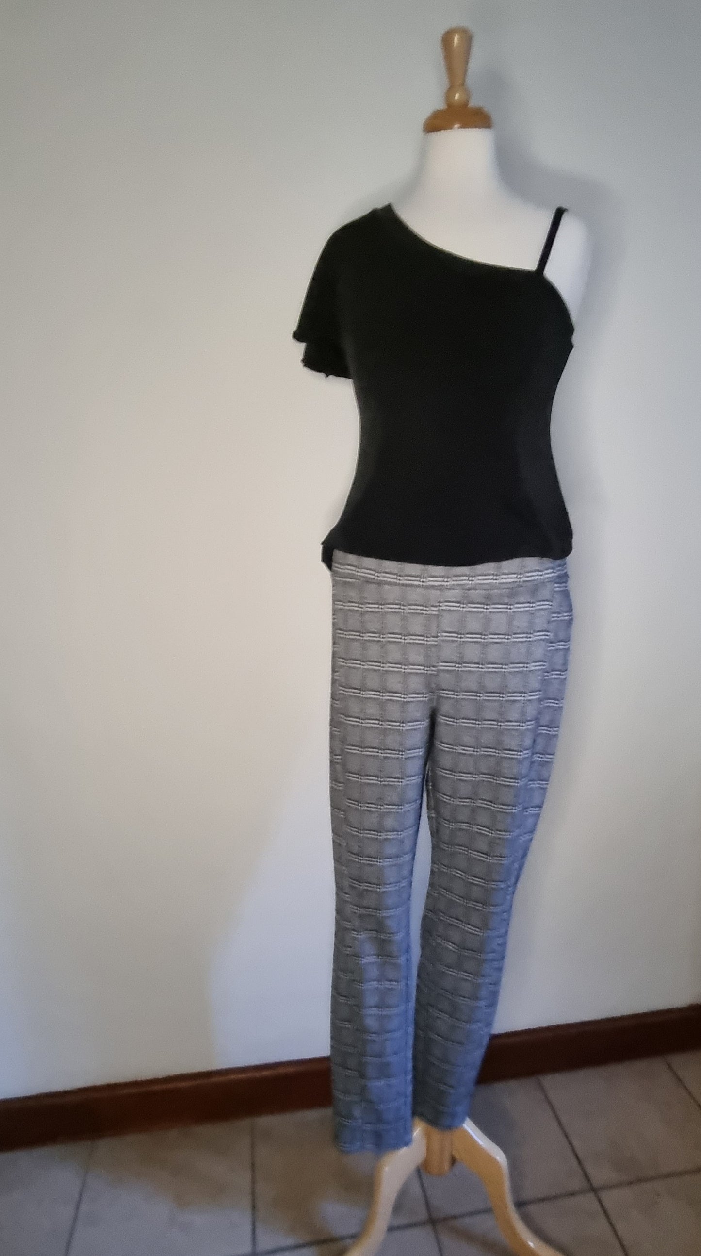 News - Black off shoulder blouse