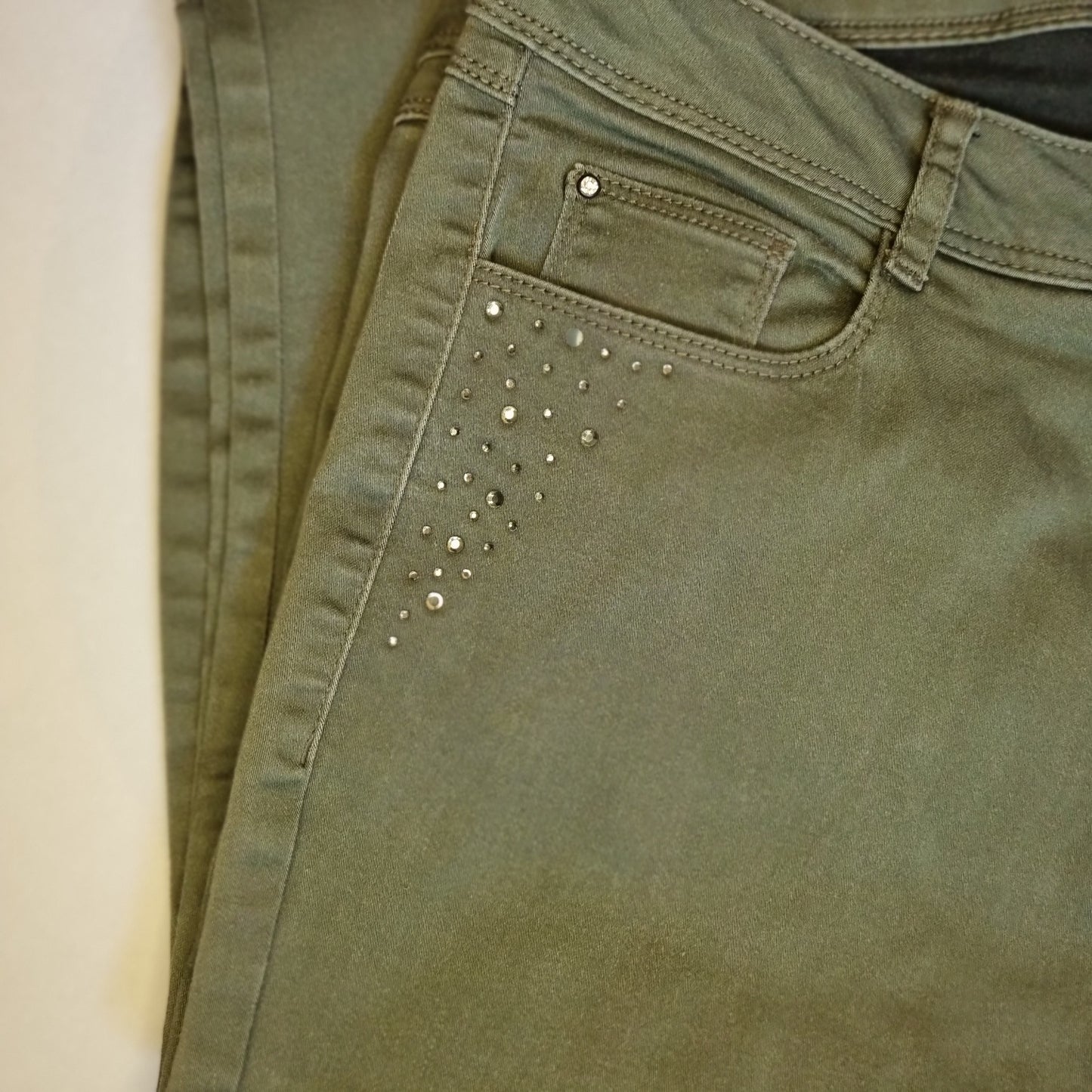 David Jones - Green stretch jeans