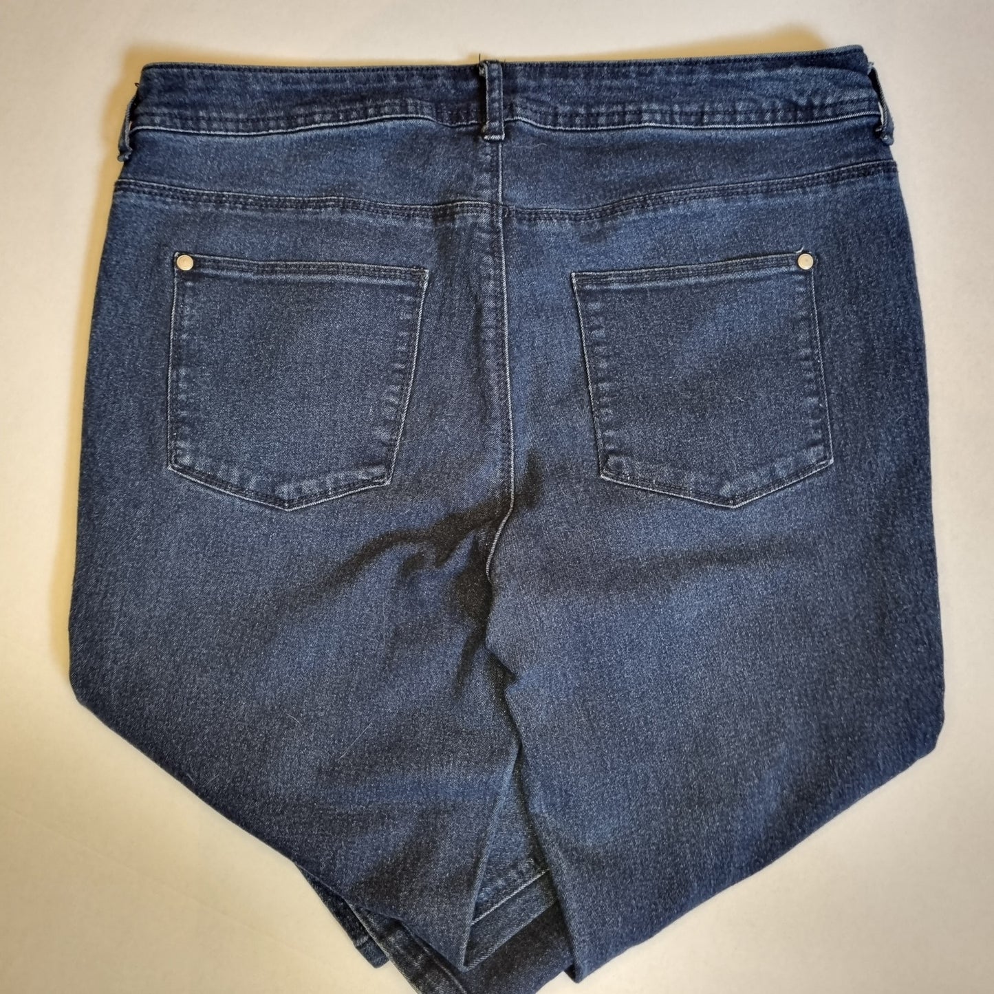 Kelso - Dark blue long bootleg stretch jeans