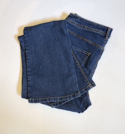 Kelso - Blue long bootleg jeans
