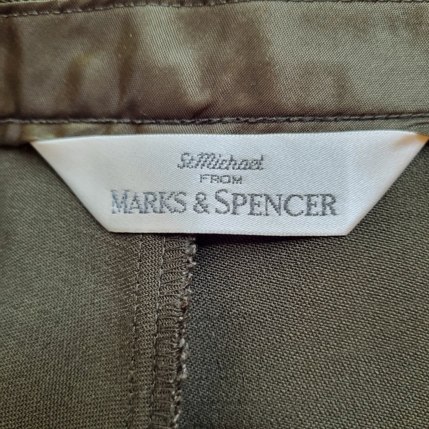 Marks & Spenser - Olive Green waisted trousers