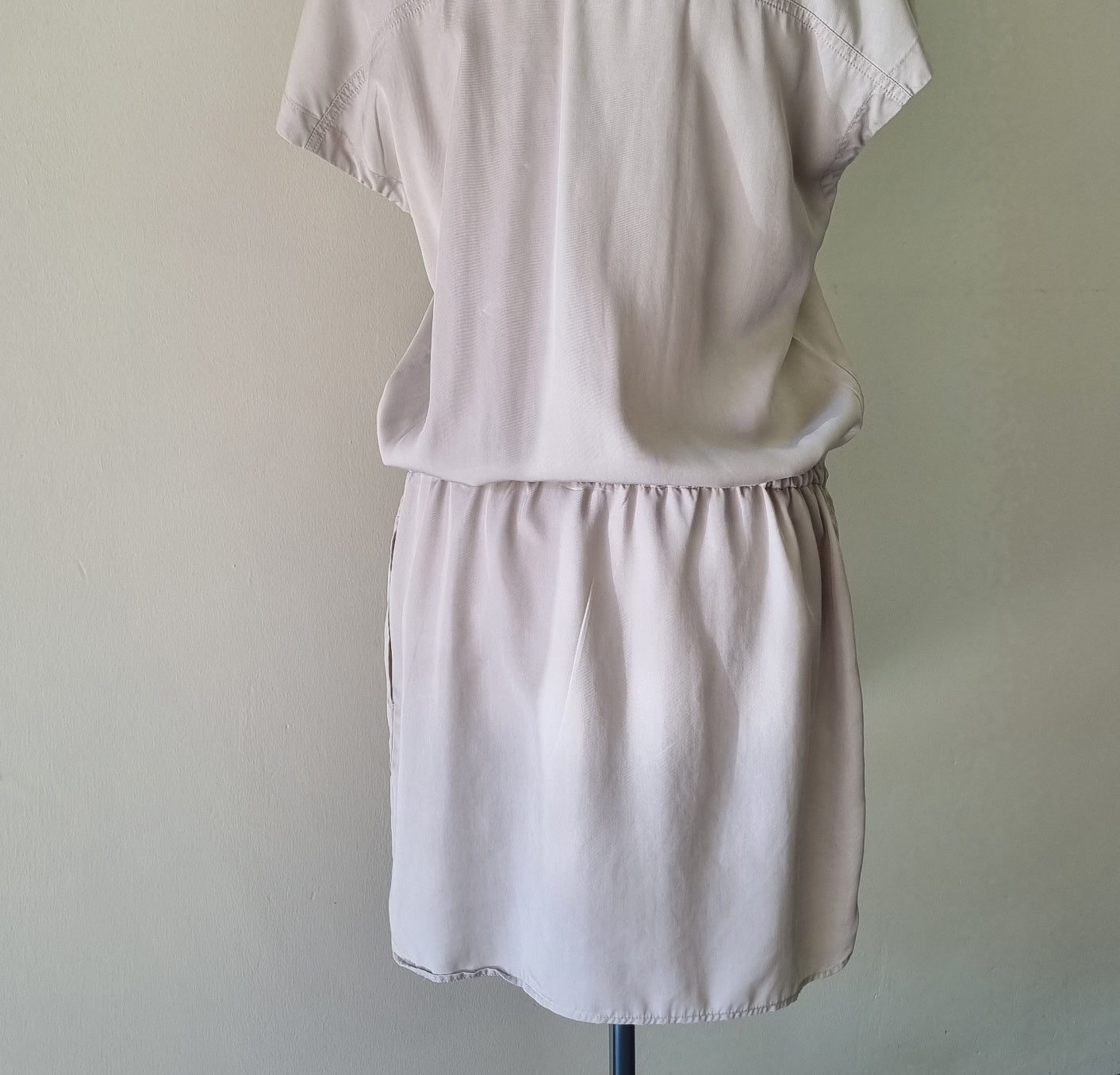 Studio W - Beige dress shirt with waist tie