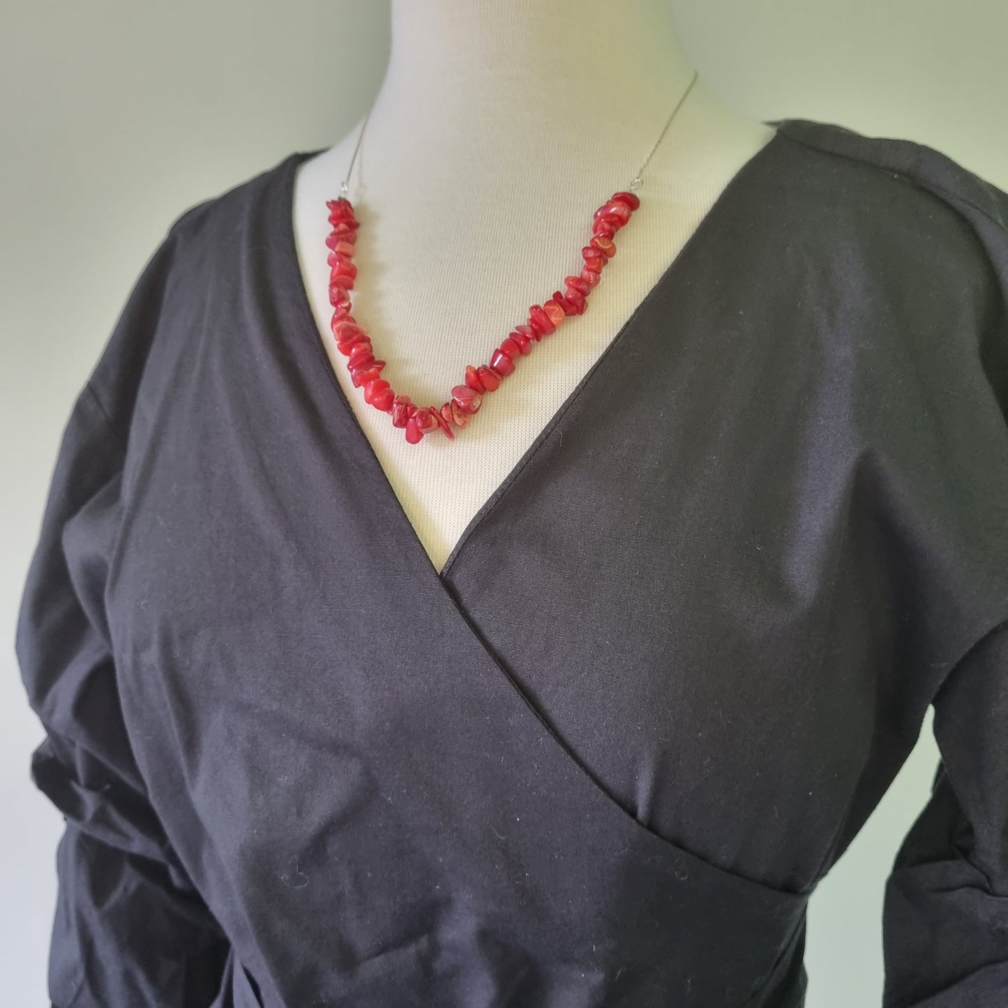 Style Republic - Unique black waisted long sleeve wrap dress