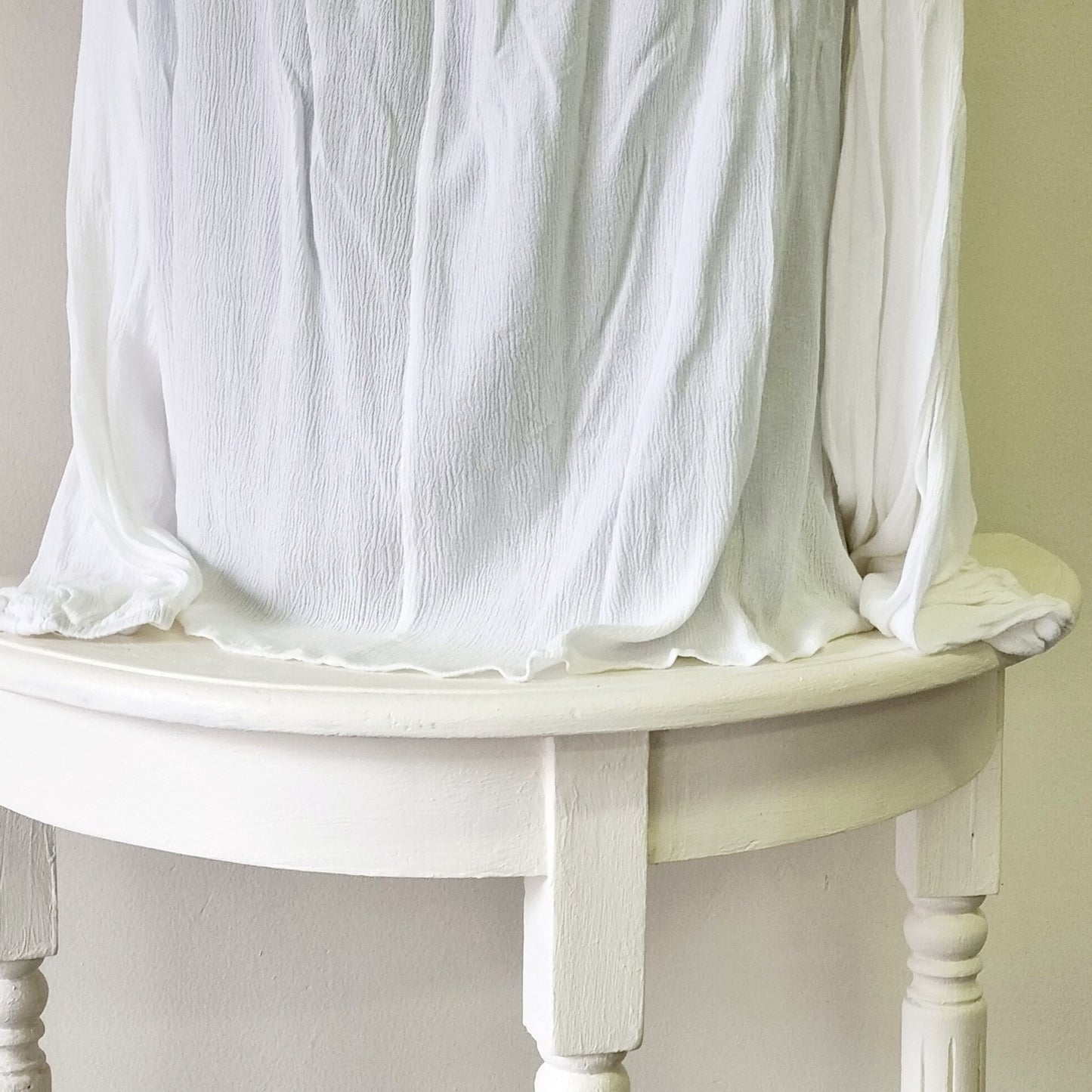 Ths Handpicked Selection - White front tie long sleeve blouse