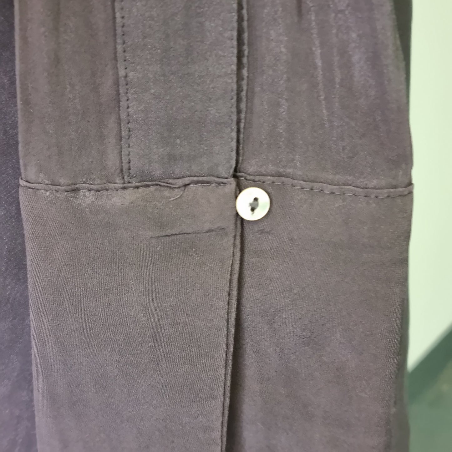 H&M Conscious - Charcoal long sleeve hi-lo dress shirt