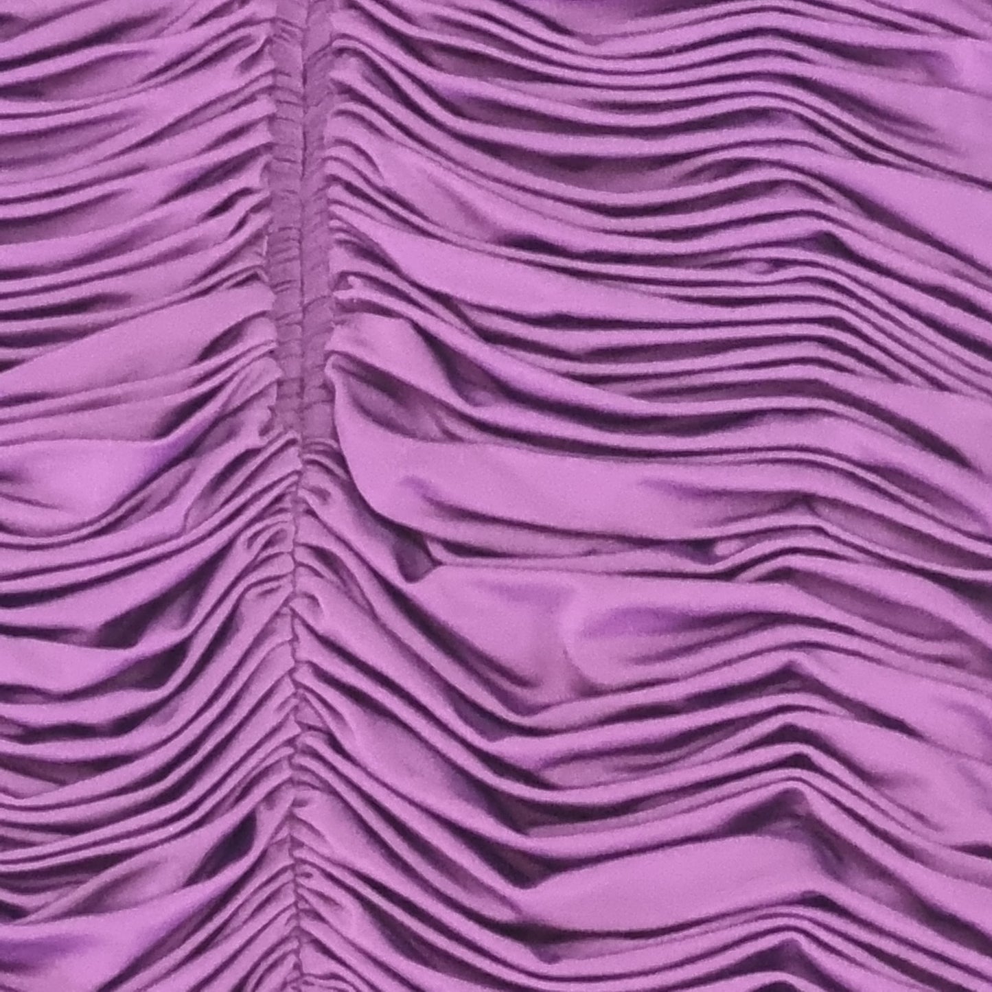 Bicici - Formal ruched purple midi dress