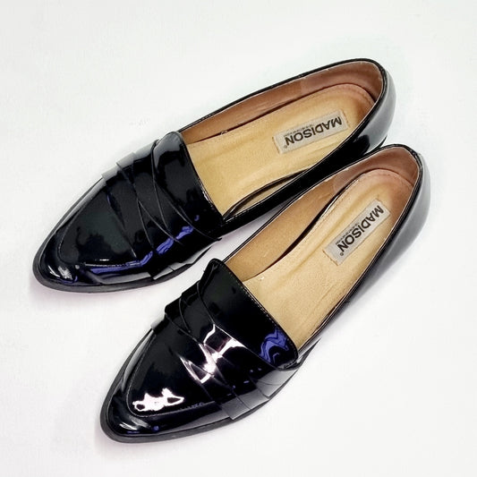 Madison - Black patent leather loafers