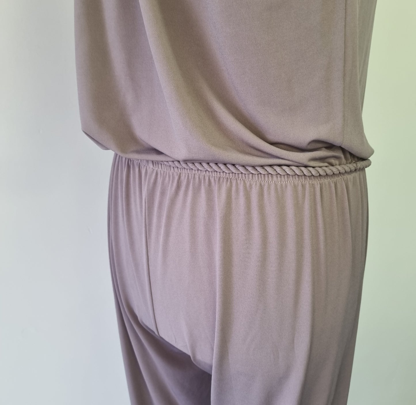 Magistral - Formal fawn strap jumpsuit