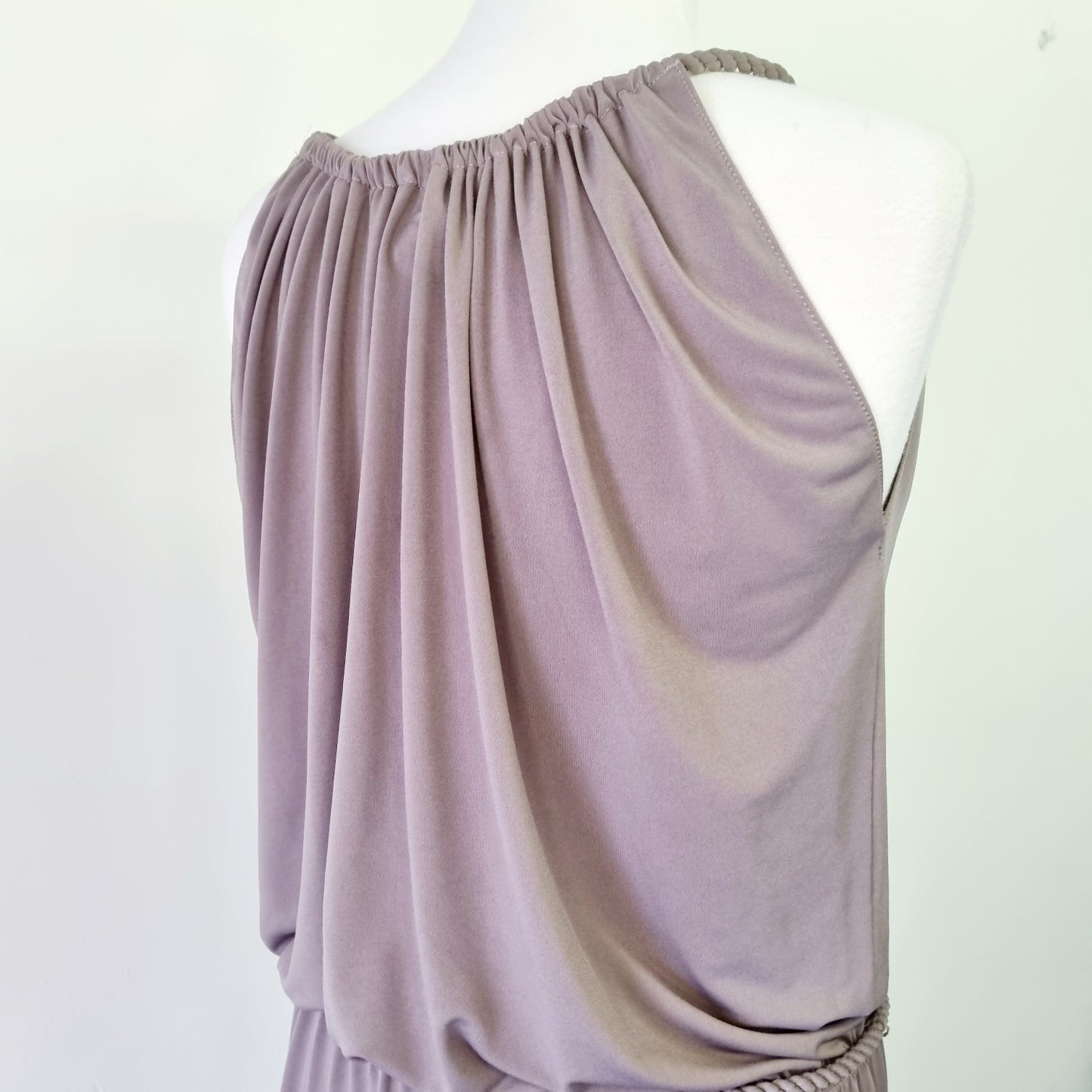 Magistral - Formal fawn strap jumpsuit