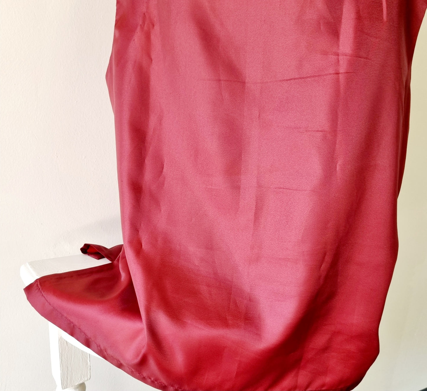 Hand Sewn - Maroon sleeveless top