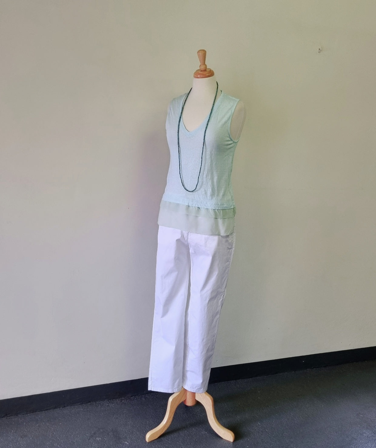 Trenery - White Cotton Pants