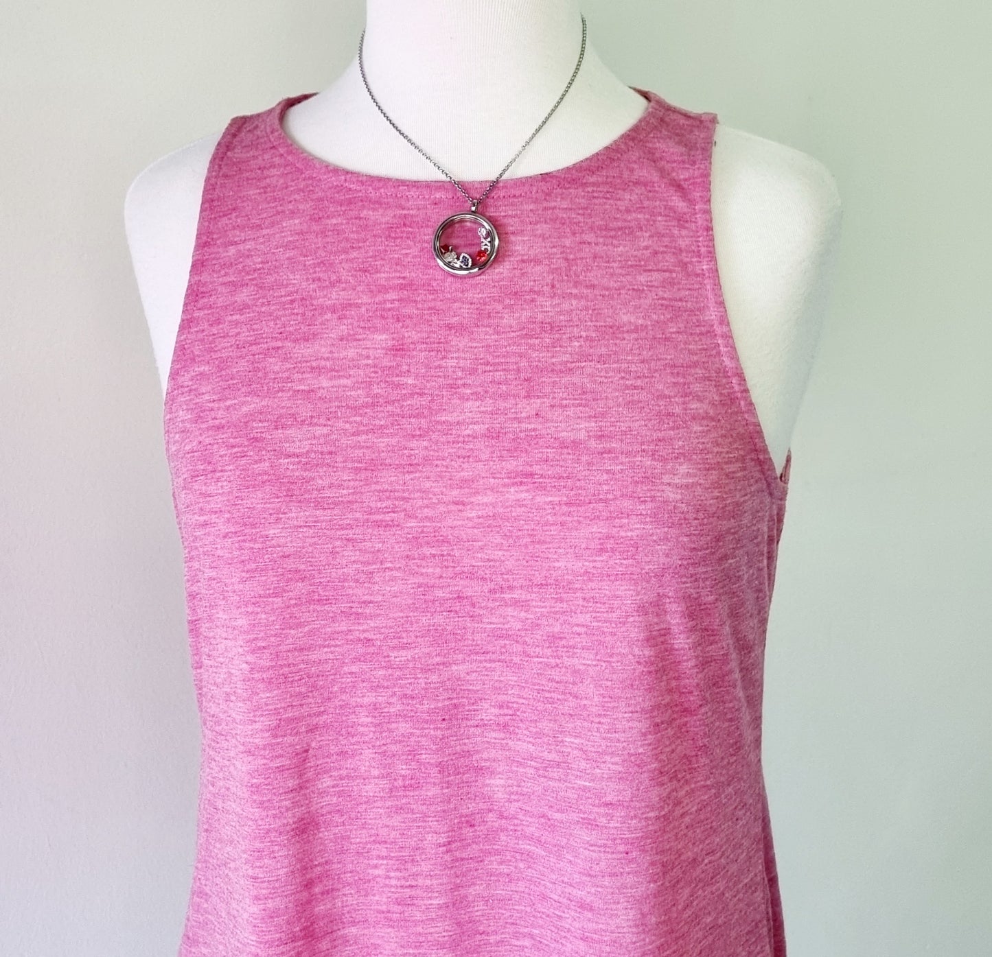 Woolworths - Pink sleeveless casualwear top with back zip.