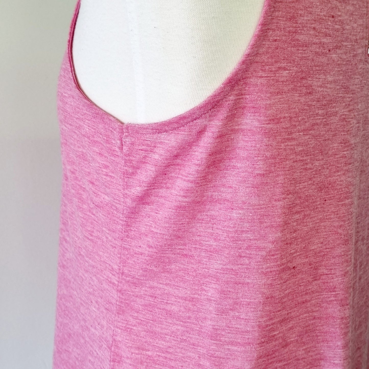 Woolworths - Pink sleeveless casualwear top with back zip.