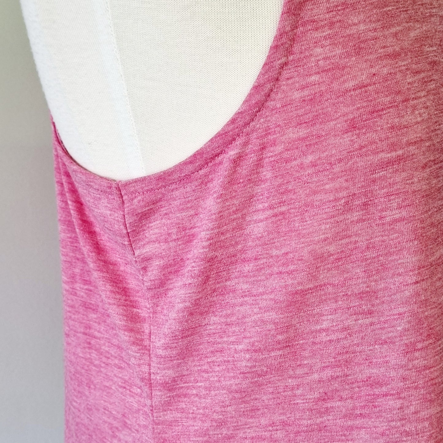 Woolworths - Pink sleeveless casualwear top with back zip.
