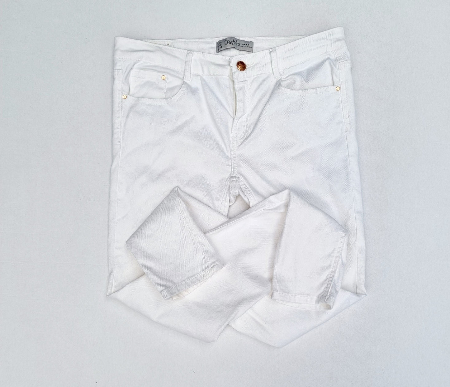 Zara Trafaluc Denim Wear - Off white stretch jeans