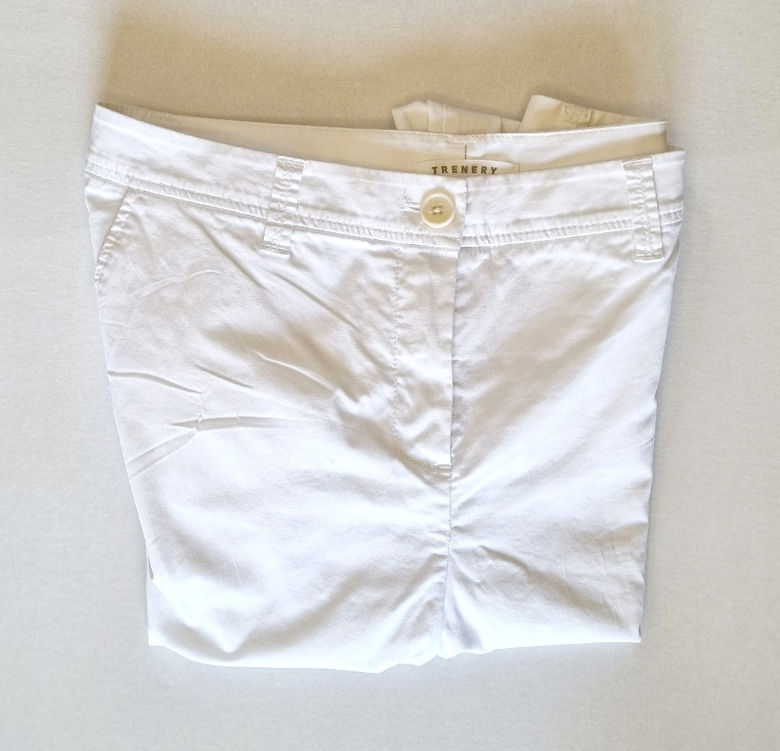 Trenery - White Cotton Pants