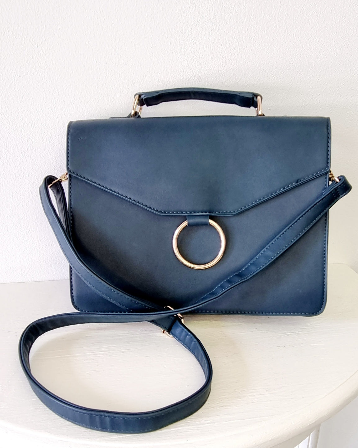 Lush Chartreuse - Bottle Green Top Handle Bag