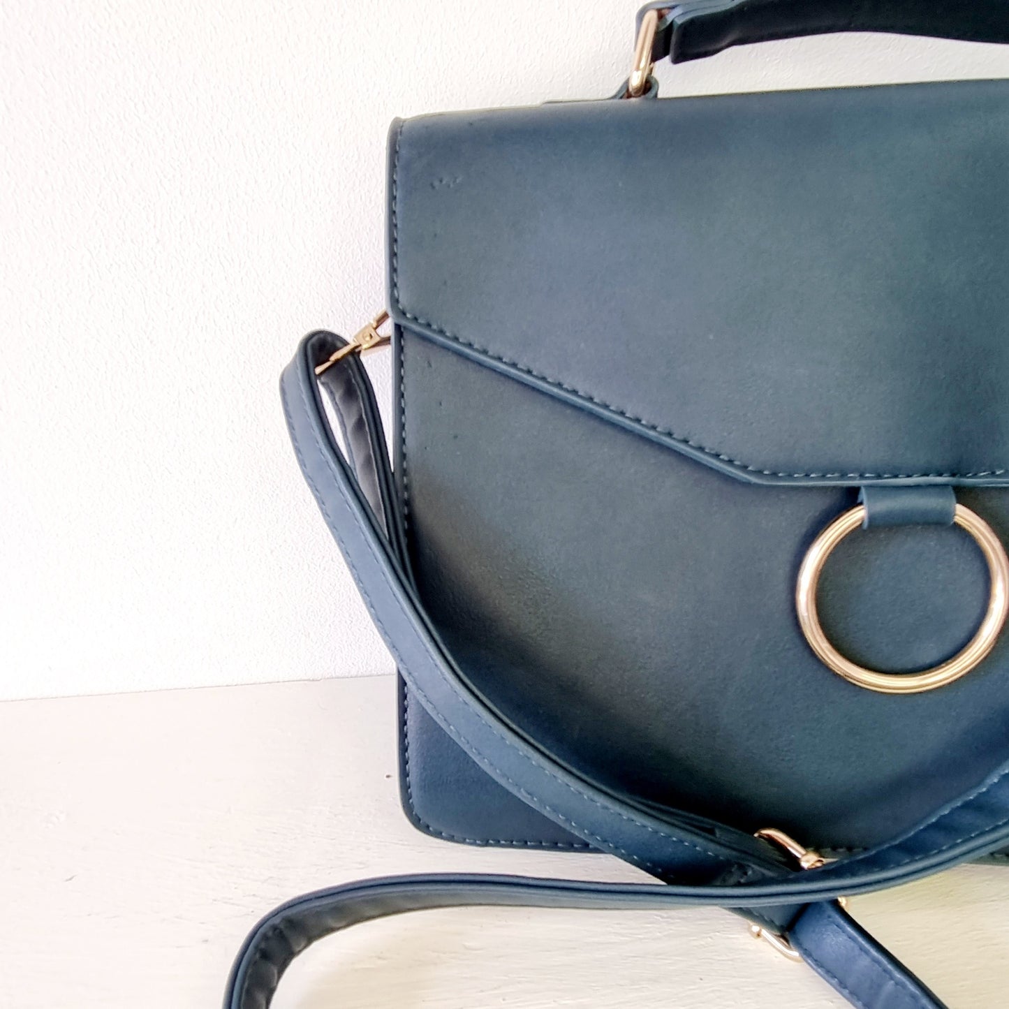 Lush Chartreuse - Bottle Green Top Handle Bag