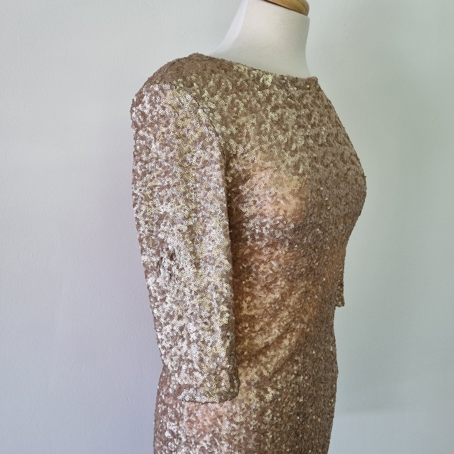 YDE - Gold sequin cocktail dress