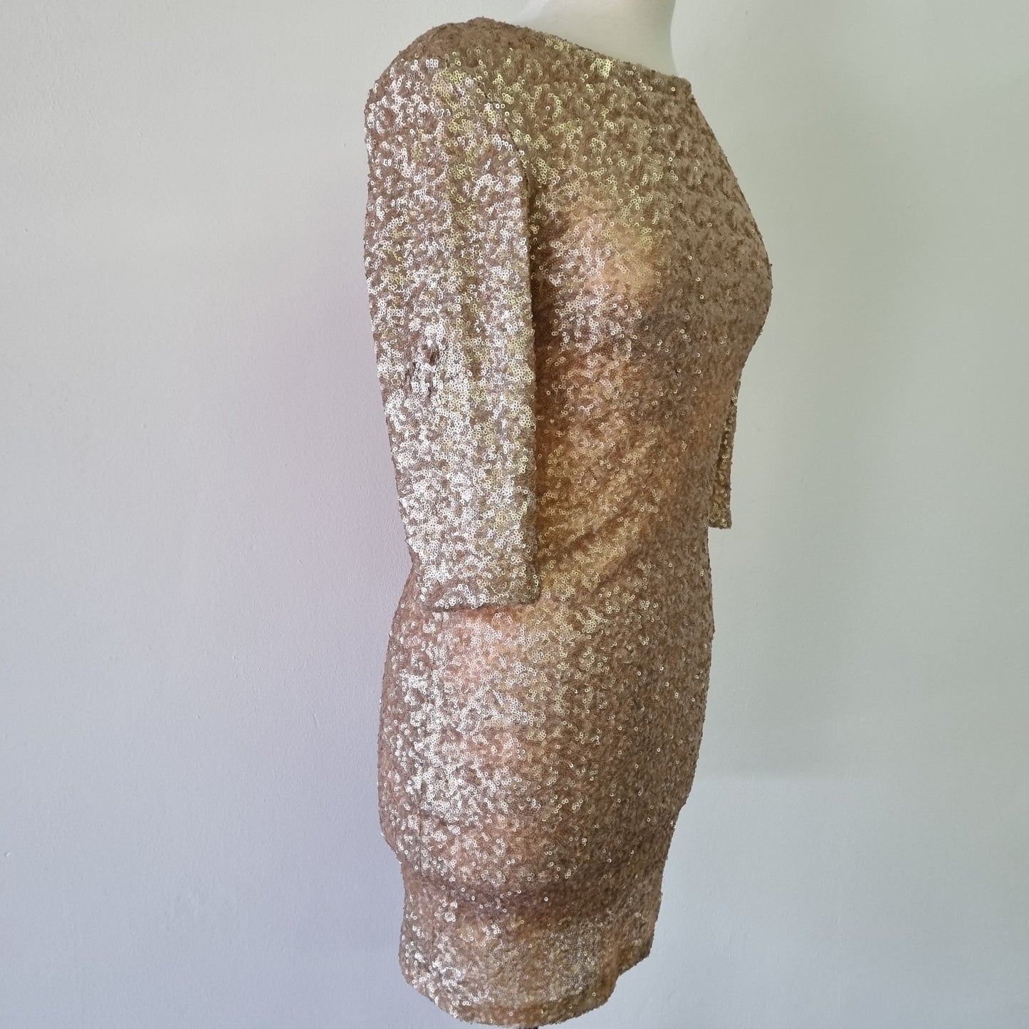 YDE - Gold sequin cocktail dress