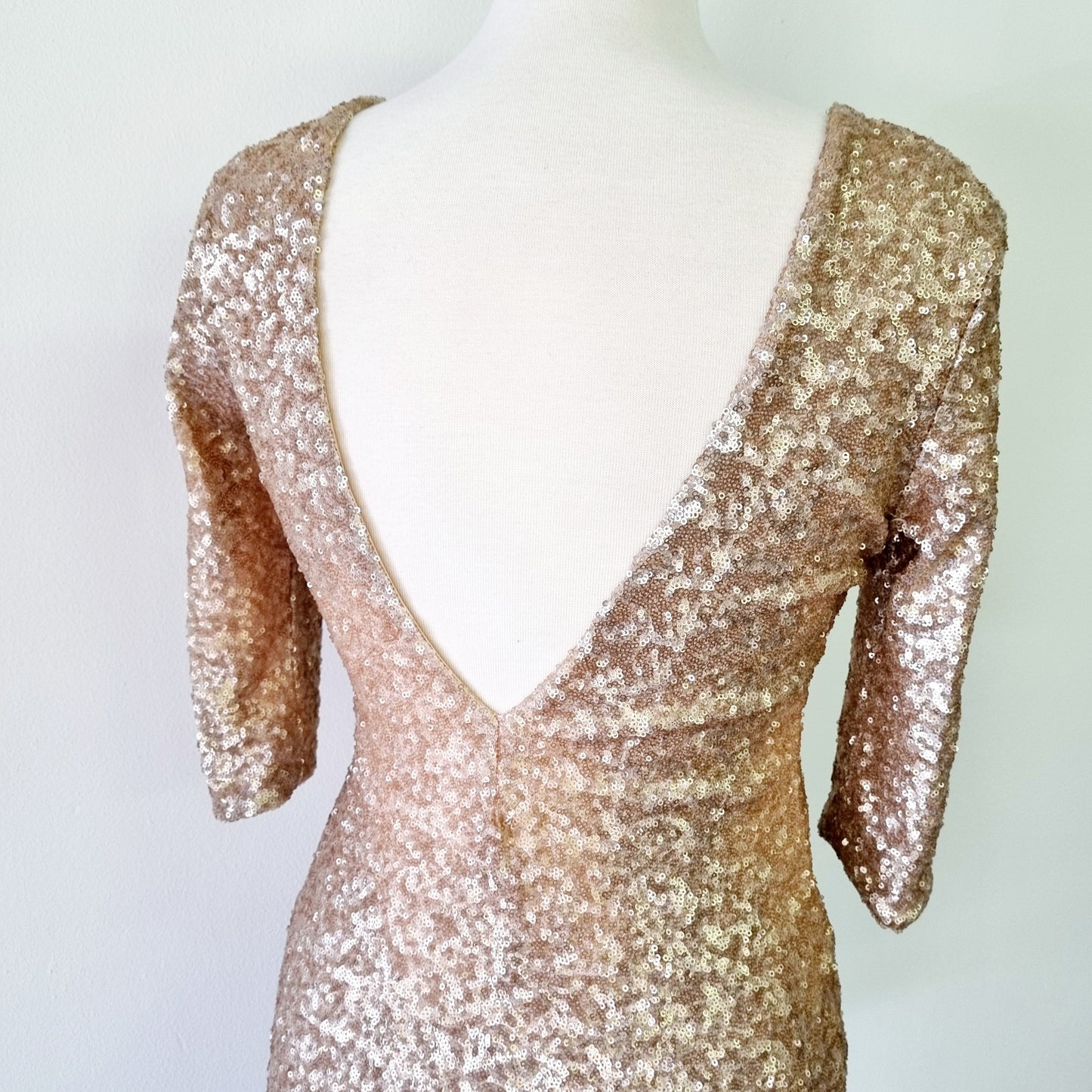 YDE - Gold sequin cocktail dress