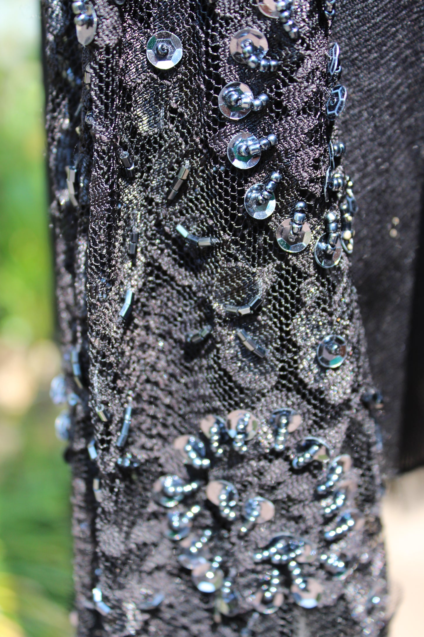 Black Evening Dress with Shawl