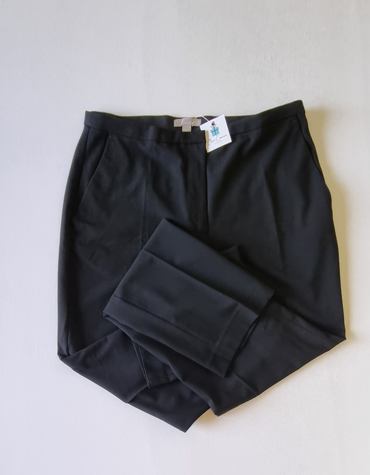 H&M - Black dress pants with elastic waist