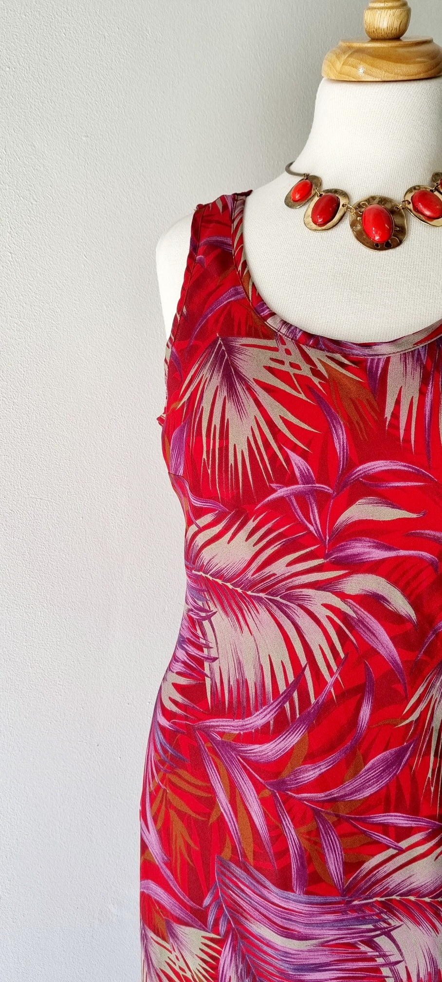 Kelso - Red Maxi Summer Dress