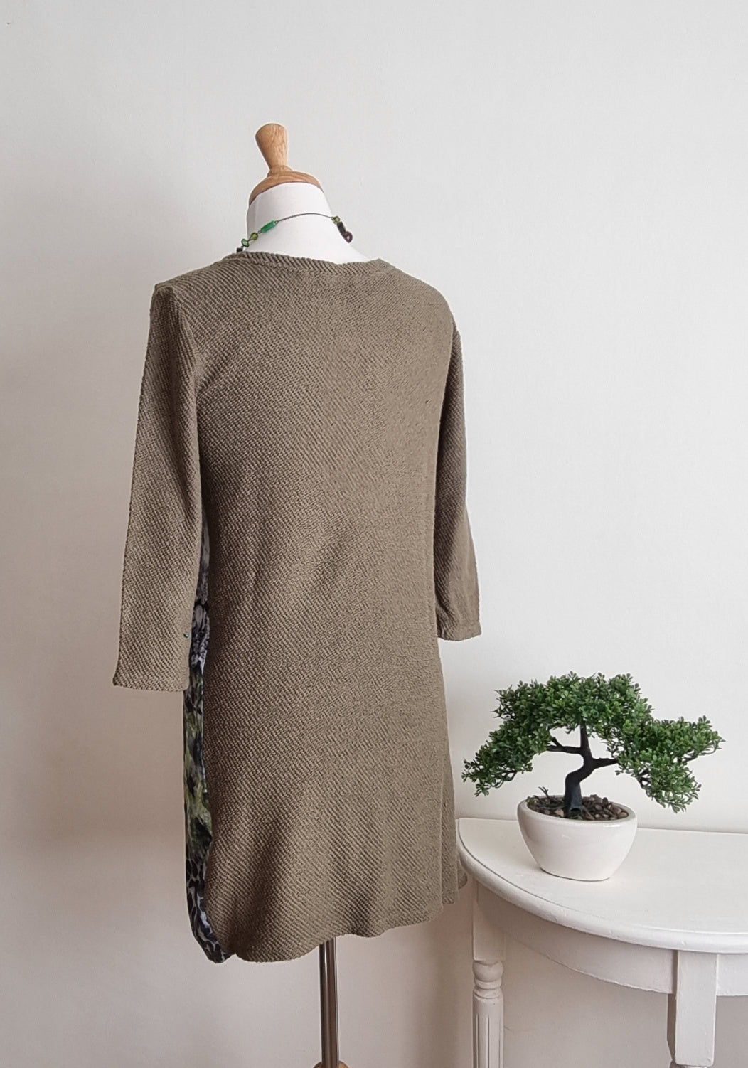 Salsa - Green woven back dress