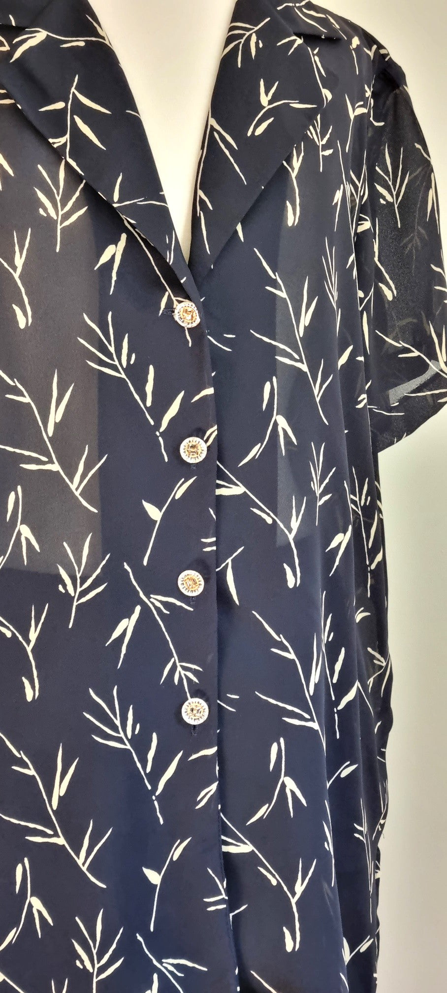Rhapsody - Black & gold short sleeve shirt