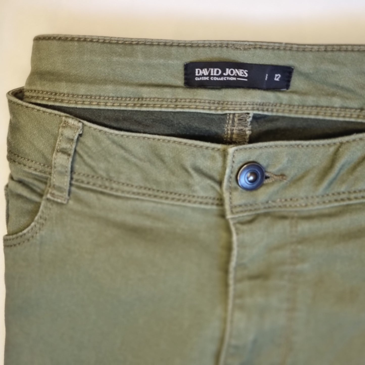 David Jones - Green stretch jeans