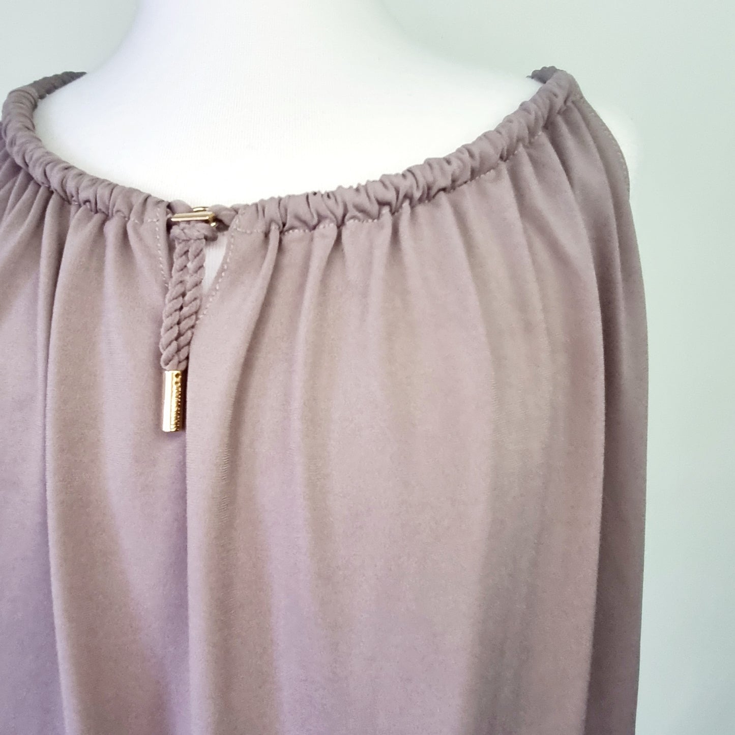 Magistral - Formal fawn strap jumpsuit