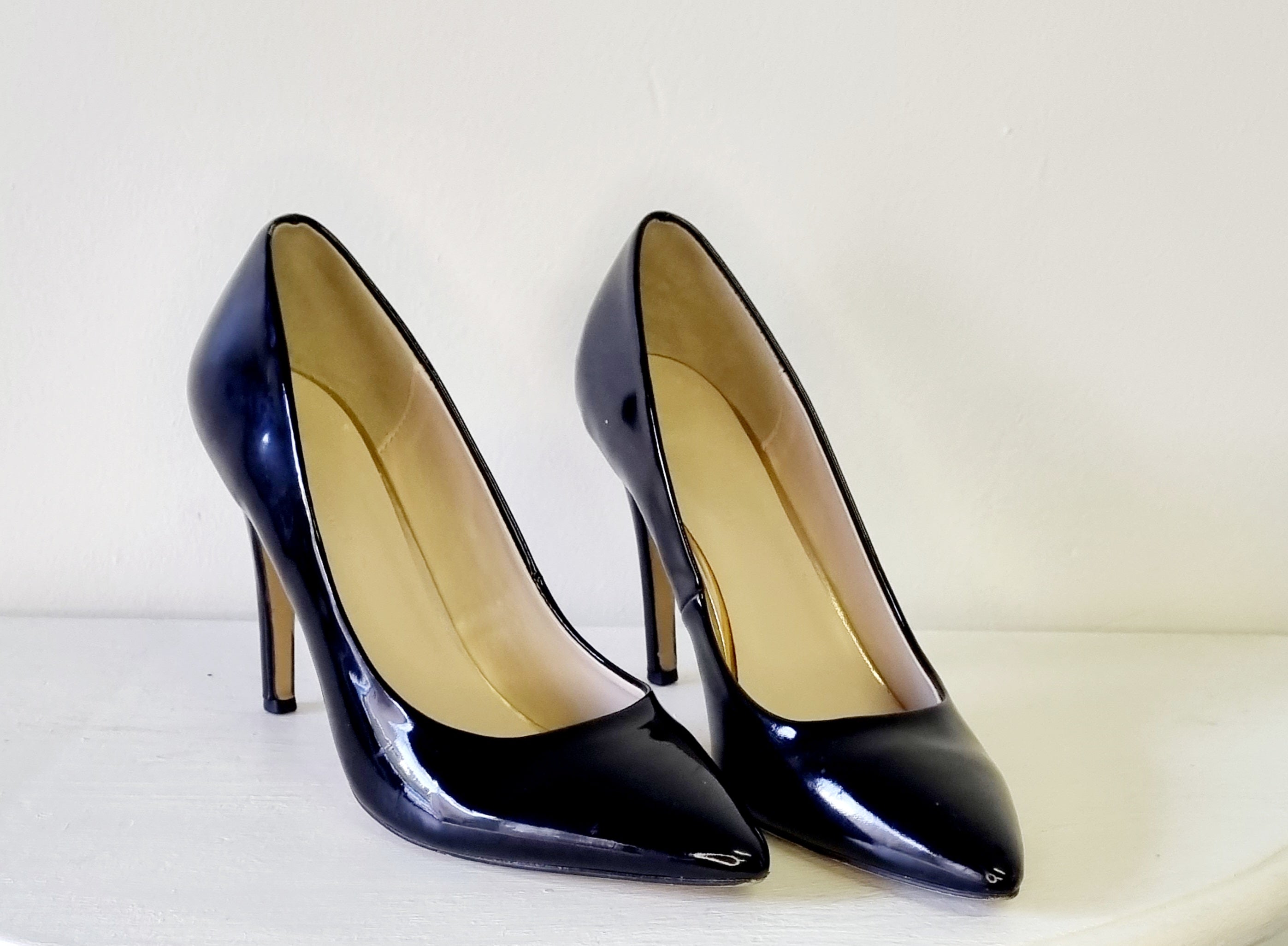 Woolworths - Black patent court heels – Closet Conscious